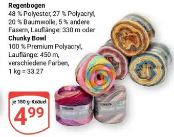 Globus Regenbogen oder Chunky Bowl Angebot