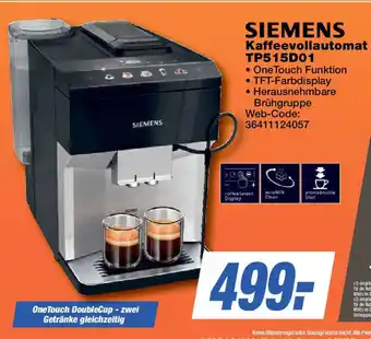 Globus SIEMENS Kaffeevollautomat TP515D01 Angebot