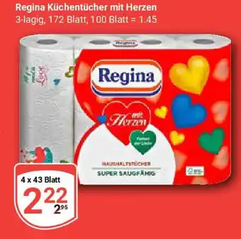 Globus Regina Küchentücher mit Herzen Angebot