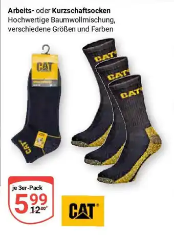 Globus CAT Arbeits- oder Kurzschaftsocken Angebot