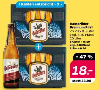 NETTO Hasseröder Premium Pils Angebot