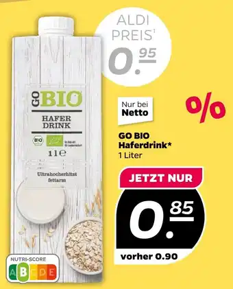 NETTO GO BIO Haferdrink Angebot