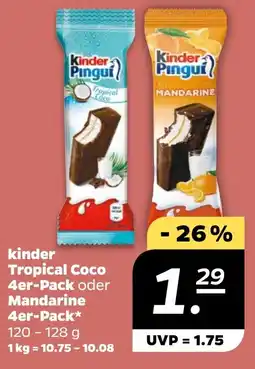 NETTO kinder Tropical Coco 4er-Pack oder Mandarine Angebot