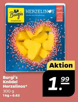 NETTO Burgi's Knödel Herzelinos Angebot