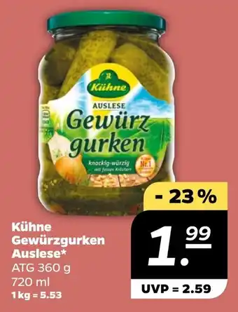 NETTO Kühne Gewürzgurken Auslese Angebot