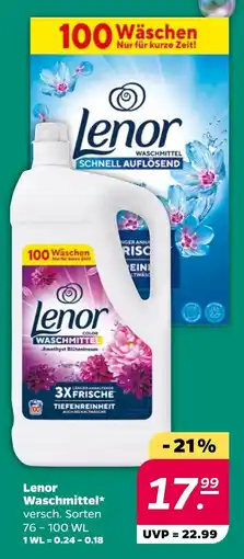 NETTO Lenor Waschmittel Angebot