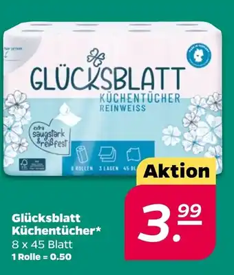 NETTO Glücksblatt Küchentücher Angebot