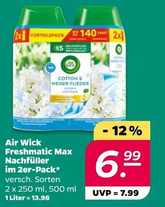 NETTO Air Wick Freshmatic Max Nachfüller im 2er-Pack Angebot