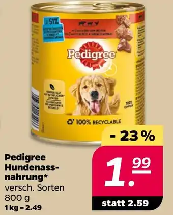 NETTO Pedigree Hundenass- nahrung Angebot