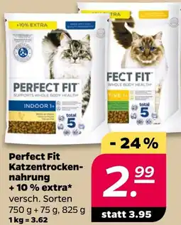 NETTO Perfect Fit Katzentrocken- nahrung Angebot