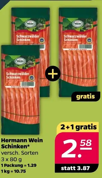 NETTO Hermann Wein Schinken Angebot