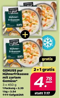 NETTO GENUSS pur Hühnerfrikassee mit zartem Gemüse Angebot