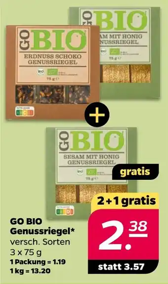 NETTO GO BIO Genussriegel Angebot