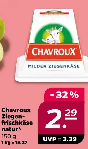 NETTO Chavroux Ziegen- frischkäse natur Angebot