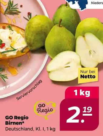 NETTO GO Regio Birnen Angebot