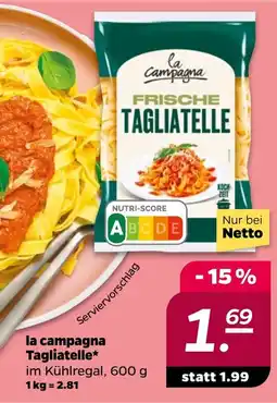 NETTO la campagna Tagliatelle Angebot