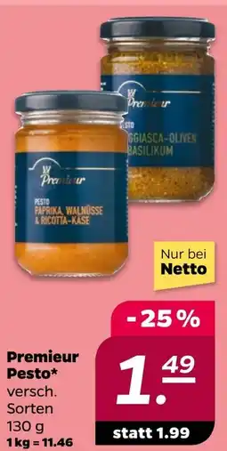 NETTO Premieur Pesto Angebot