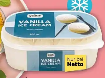 NETTO Gelato classico Bourbon Vanille Eis Angebot