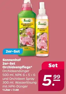 NETTO Sonnenhof 2er-Set Orchideenpflege Angebot