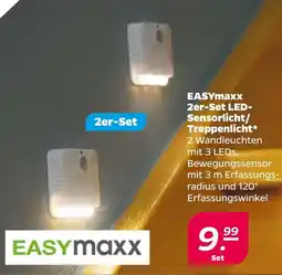 NETTO EASYmaxx 2er-Set LED- Sensorlicht/ Treppenlicht Angebot