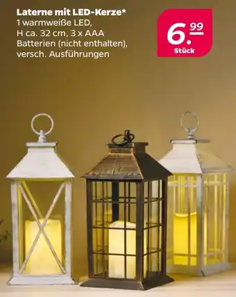 NETTO Laterne mit LED-Kerze Angebot