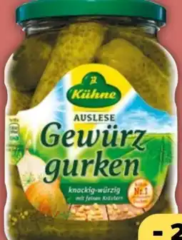 NETTO Kühne Auslese Gewürzgurken Angebot