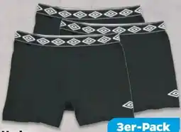 NETTO umbro Herren Boxershorts 3er Pack Angebot