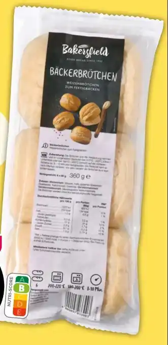 NETTO Bakersfield Bäckerbrötchen Angebot