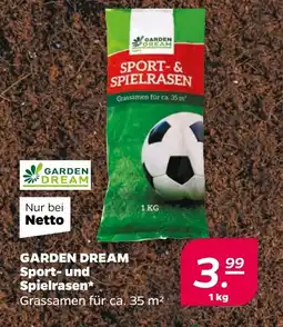 NETTO GARDEN DREAM Sport- und Spielrasen Angebot