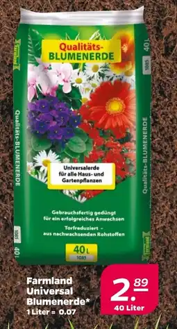 NETTO Farmland Universal Blumenerde Angebot