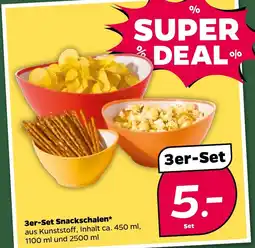 NETTO 3er-Set Snackschalen Angebot