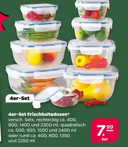 NETTO 4er-Set Frischhaltedosen Angebot