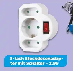 NETTO 3-fach Steckdosenadap- ter mit Schalter Angebot