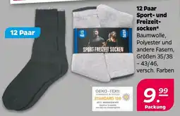 NETTO 12 Paar Sport- und Freizeit- socken Angebot