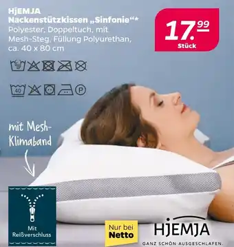 NETTO HJEMJA Nackenstützkissen,,Sinfonie Angebot