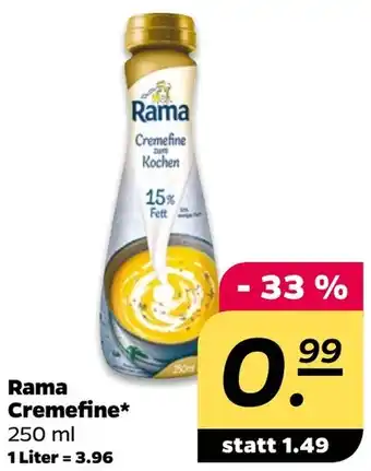 NETTO Rama Cremefine Angebot