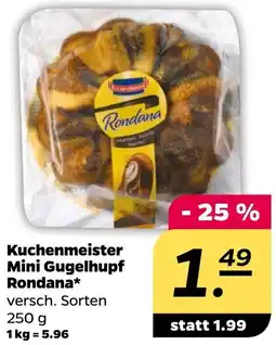 NETTO Kuchenmeister Mini Gugelhupf Rondana Angebot