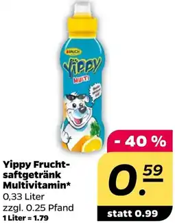 NETTO Yippy Fruchtsaftgetränk Multivitamin Angebot