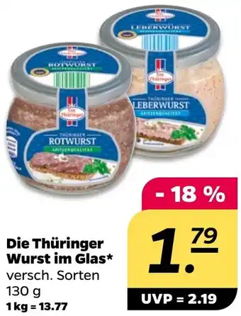 NETTO Die Thüringer Wurst im Glas Angebot