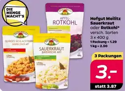 NETTO Hofgut Meilitz Sauerkraut oder Rotkohl Angebot