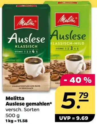 NETTO Melitta Auslese gemahlen Angebot