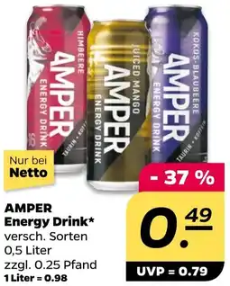 NETTO AMPER Energy Drink Angebot