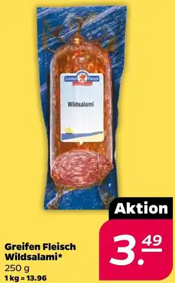 NETTO Greifen Fleisch Wildsalami Angebot