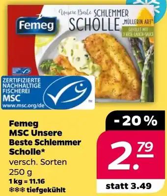 NETTO Femeg MSC Unsere Beste Schlemmer Scholle Angebot