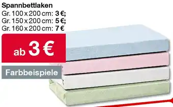 Woolworth Spannbettlaken Angebot