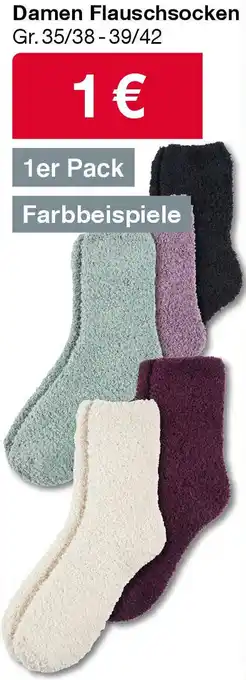 Woolworth Damen Flauschsocken Angebot