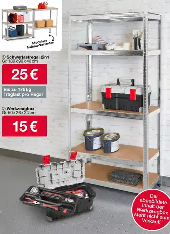 Woolworth Schwerlastregal 2in1 Angebot