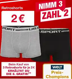 Woolworth Retroshorts Angebot