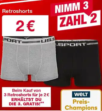 Woolworth Retroshorts Angebot