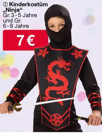 Woolworth Kinderkostüm ,,Ninja" Angebot